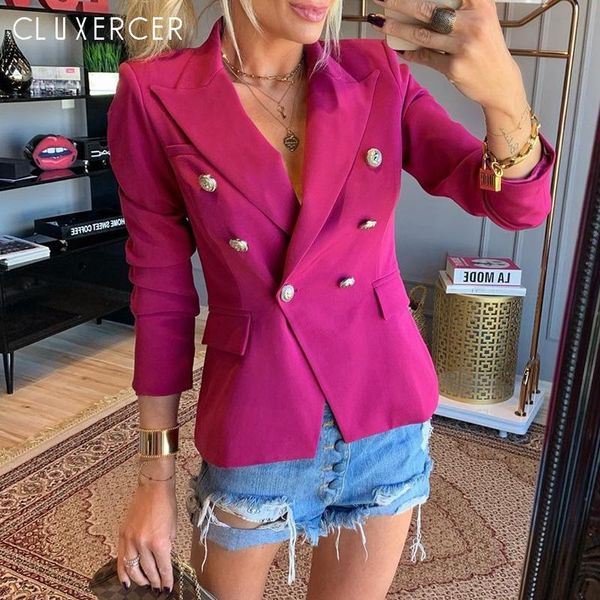 women's suits & blazers fashion runway designer blazer for women double breasted lion buttons slim office lady jacket, White;black
women's suits & blazers fashion runway designer blazer for women double breasted lion buttons slim office lady jacket, White;black
