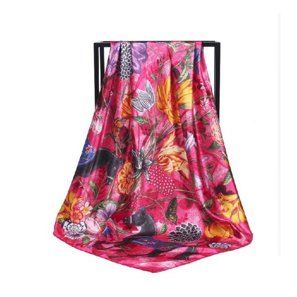 scarves spring and summer shawl lady's daily casual women's silk scarf flowers printing female sunscreen frivolity head, Blue;gray
scarves spring and summer shawl lady's daily casual women's silk scarf flowers printing female sunscreen frivolity head, Blue;gray