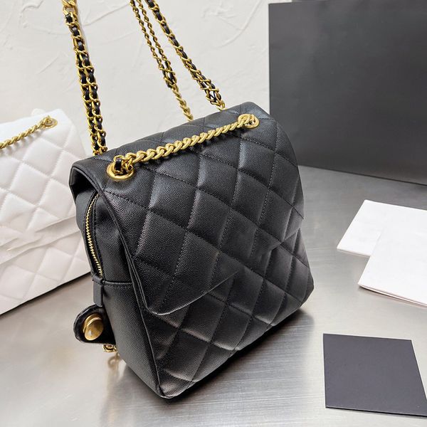 womens tofu classic mini flap quilted backpack bags gold metal hardware chain caviar calfskin black white crossbody shoulder designer handba
womens tofu classic mini flap quilted backpack bags gold metal hardware chain caviar calfskin black white crossbody shoulder designer handba