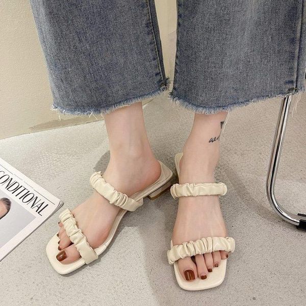 slippers roman sandals and women's 2021 summer korean version of wild thick heel, Black
slippers roman sandals and women's 2021 summer korean version of wild thick heel, Black
