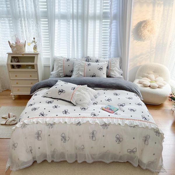 bedding sets flannel fleece thick warm winter home set four pieces princess style chiffon patchwork lace edge m36
bedding sets flannel fleece thick warm winter home set four pieces princess style chiffon patchwork lace edge m36