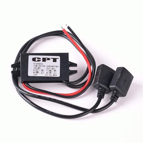 smart power plugs dc/dc converter 12v to 5v 3a 15w dual usb step down adapter supply module regulator voltage
smart power plugs dc/dc converter 12v to 5v 3a 15w dual usb step down adapter supply module regulator voltage