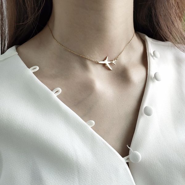925 sterling silver necklace small airplane choker necklace for women elegant 18k gold necklace wedding gift fine jewelry silver q0531
925 sterling silver necklace small airplane choker necklace for women elegant 18k gold necklace wedding gift fine jewelry silver q0531