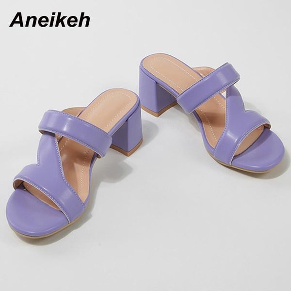 aneikeh women shoes zapatos de mujer summer 2021 strange style slippers solid retro square heel head pu peep toe fashion concise, Black
aneikeh women shoes zapatos de mujer summer 2021 strange style slippers solid retro square heel head pu peep toe fashion concise, Black