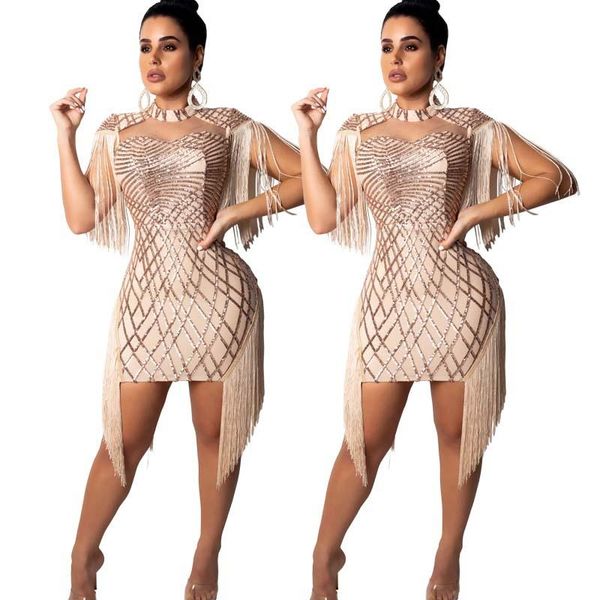casual dresses women tassel mesh mini dress eleagnt sequin slim bodycon woman party sleeveless robe femme vintage vestidos, Black;gray
casual dresses women tassel mesh mini dress eleagnt sequin slim bodycon woman party sleeveless robe femme vintage vestidos, Black;gray