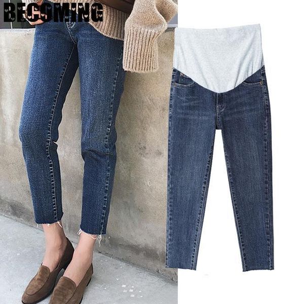 maternity bottoms pregnant pant denim jean trousers elastic waist belly loose pants pregnancy gravidas clothing, White
maternity bottoms pregnant pant denim jean trousers elastic waist belly loose pants pregnancy gravidas clothing, White