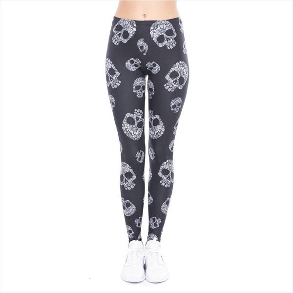 high elasticity skull printing black women legging fitness fashion waist woman pants
high elasticity skull printing black women legging fitness fashion waist woman pants
