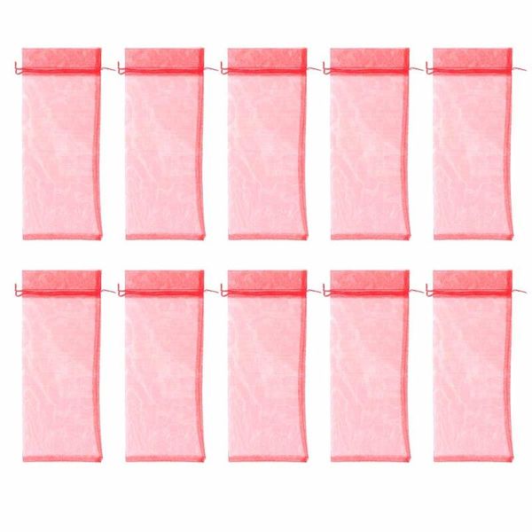 10pcs gauze gift bag bottle cover reusable champagne beer bottle drawstring pouch party favor (red)
10pcs gauze gift bag bottle cover reusable champagne beer bottle drawstring pouch party favor (red)