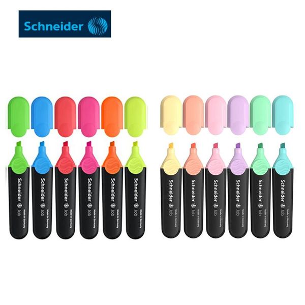 highlighters schneider job highlighter marker intensive and pastel colors chisel tip 1/5mm smart colored light-resistant, Black;red
highlighters schneider job highlighter marker intensive and pastel colors chisel tip 1/5mm smart colored light-resistant, Black;red