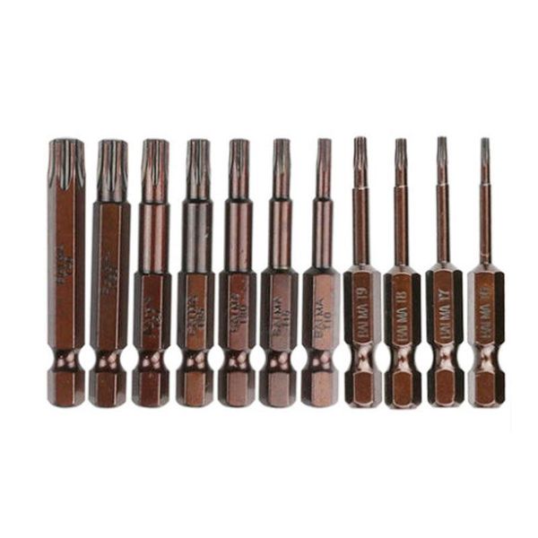 hand tools security tamper proof magnetic screwdriver drill bit 1/4 inch shank s2 steel torx star t6-t40 for impact electric
hand tools security tamper proof magnetic screwdriver drill bit 1/4 inch shank s2 steel torx star t6-t40 for impact electric