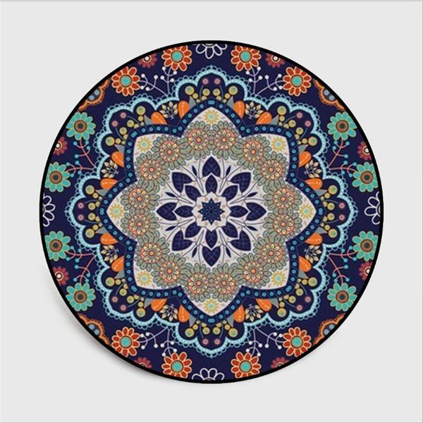 carpets ethnic style flower deep sapphire blue round bedroom door living room short crystal velvet non-slip floor mat
carpets ethnic style flower deep sapphire blue round bedroom door living room short crystal velvet non-slip floor mat
