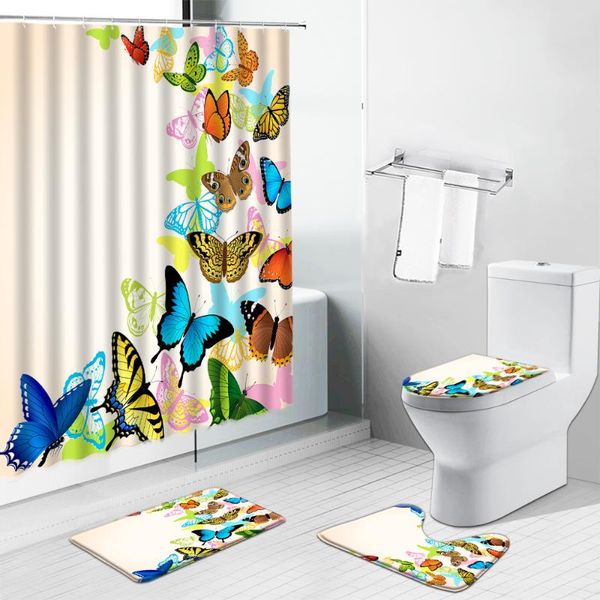 shower curtains colorful butterfly cartoon animal non-slip kitchen carpet toilet cover rug bath mat bathroom decor curtain set
shower curtains colorful butterfly cartoon animal non-slip kitchen carpet toilet cover rug bath mat bathroom decor curtain set
