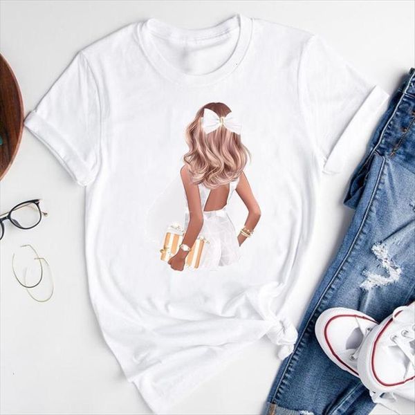 graphic cartoon office style womens fashion print short sleeve summer clothes tees t shirt, White
graphic cartoon office style womens fashion print short sleeve summer clothes tees t shirt, White