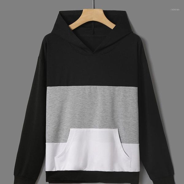 european size 2021 spring and summer long-sleeved stitching trendy hooded pullover sweater 1209 men's hoodies & sweatshirts, Black
european size 2021 spring and summer long-sleeved stitching trendy hooded pullover sweater 1209 men's hoodies & sweatshirts, Black