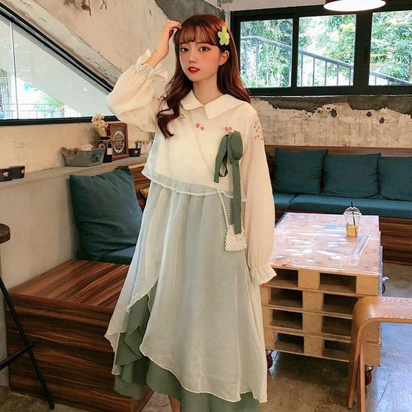 casual dresses spring and autumn chinese style patchwork full turn-down collar mash long dress women's clothing vestidos, Black;gray
casual dresses spring and autumn chinese style patchwork full turn-down collar mash long dress women's clothing vestidos, Black;gray