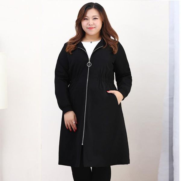 women's trench coats large size 4xl-10xl hooded coat women spring autumn long windbreaker female basic casual zipper black g46, Tan;black
women's trench coats large size 4xl-10xl hooded coat women spring autumn long windbreaker female basic casual zipper black g46, Tan;black