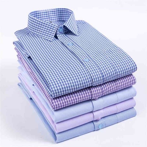 autumn men shirt plus size slim fit 45% cotton plaid men dress shirts regular long sleeve men's business casual shirt 210706, White;black
autumn men shirt plus size slim fit 45% cotton plaid men dress shirts regular long sleeve men's business casual shirt 210706, White;black