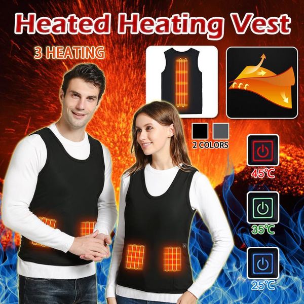 men's vests lightweight outdoor heated jacket heating vest hiking clothing usb charging intelligent electric clothes, Black;white
men's vests lightweight outdoor heated jacket heating vest hiking clothing usb charging intelligent electric clothes, Black;white