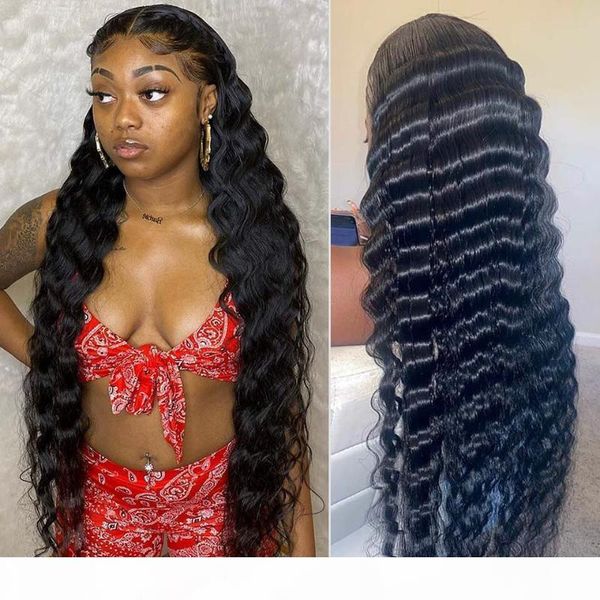 sterly long 28 30 inches deep wave lace closure wig human hair wigs for black women pre plucked remy brazilian lace front wig, Black;brown
sterly long 28 30 inches deep wave lace closure wig human hair wigs for black women pre plucked remy brazilian lace front wig, Black;brown