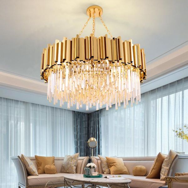 modern luxury round gold crystal chandelier lighting for living room dinning room zyrandol led hanging lamp kitchen chandeliers
modern luxury round gold crystal chandelier lighting for living room dinning room zyrandol led hanging lamp kitchen chandeliers
