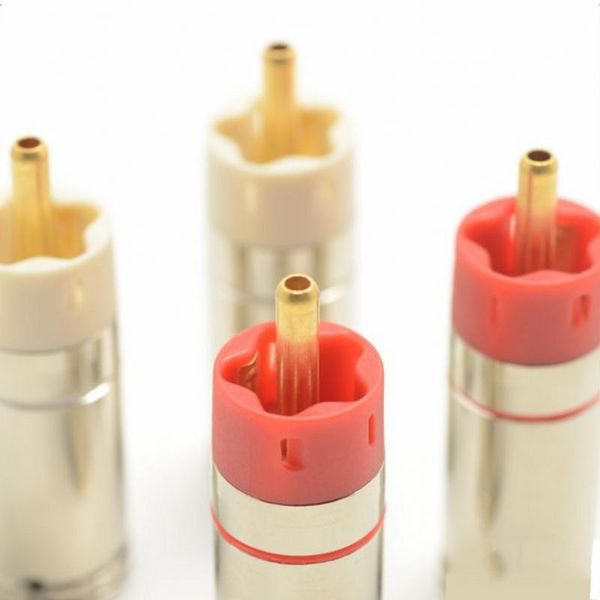 smart power plugs hifi quality diy gold plated tellurium copper / silver connectors speaker rca 9mm star line 2 pairs/4pcs
smart power plugs hifi quality diy gold plated tellurium copper / silver connectors speaker rca 9mm star line 2 pairs/4pcs