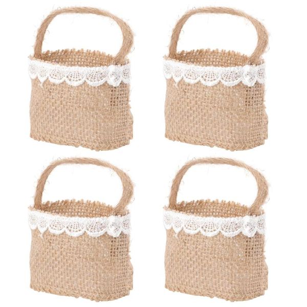 gift wrap 4pcs elegant wedding party bag beautiful candy storage flower basket linen pouch
gift wrap 4pcs elegant wedding party bag beautiful candy storage flower basket linen pouch