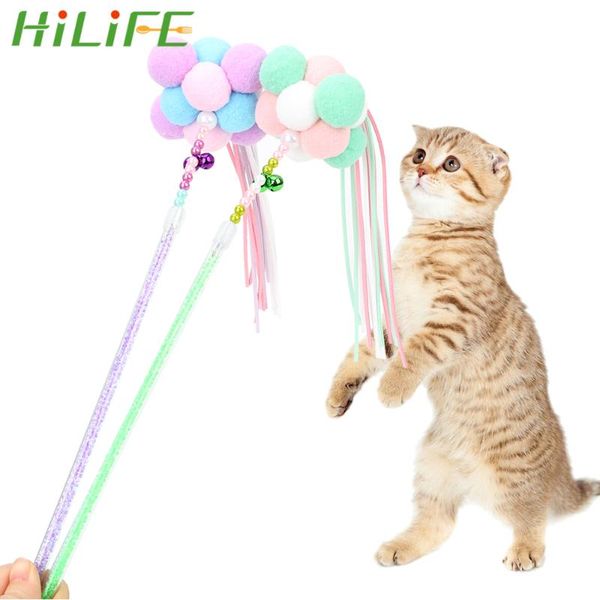 cat toys hilife catcher teaser toy pet interactive funny rods tassel plush ball with bells supplies
cat toys hilife catcher teaser toy pet interactive funny rods tassel plush ball with bells supplies