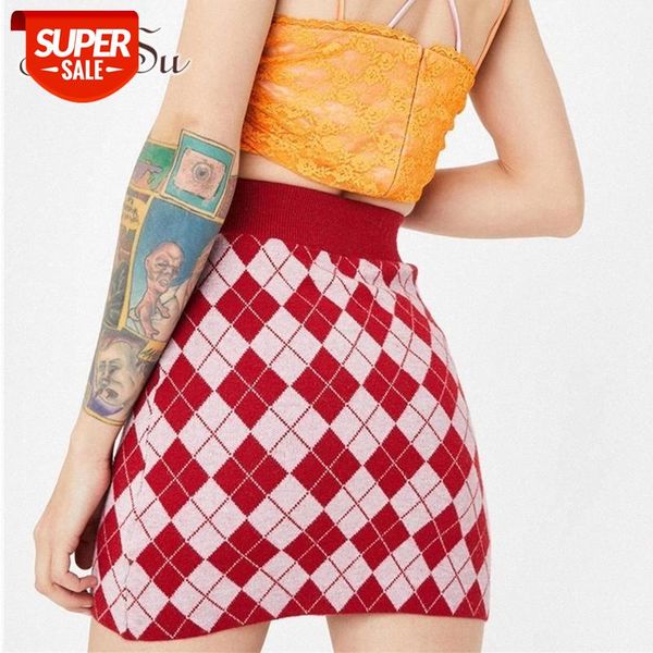 artsu sweet argyle plaid knitted sweater skirts vintage high waist bodycon red skirts ladies fashion preppy style saias sk52034 #mx6e, Black
artsu sweet argyle plaid knitted sweater skirts vintage high waist bodycon red skirts ladies fashion preppy style saias sk52034 #mx6e, Black