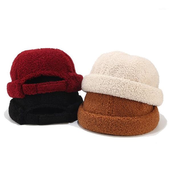 beanies lamb cashmere landlord hat female autumn and winter eavesless melon leather couple sailor beanie1
beanies lamb cashmere landlord hat female autumn and winter eavesless melon leather couple sailor beanie1