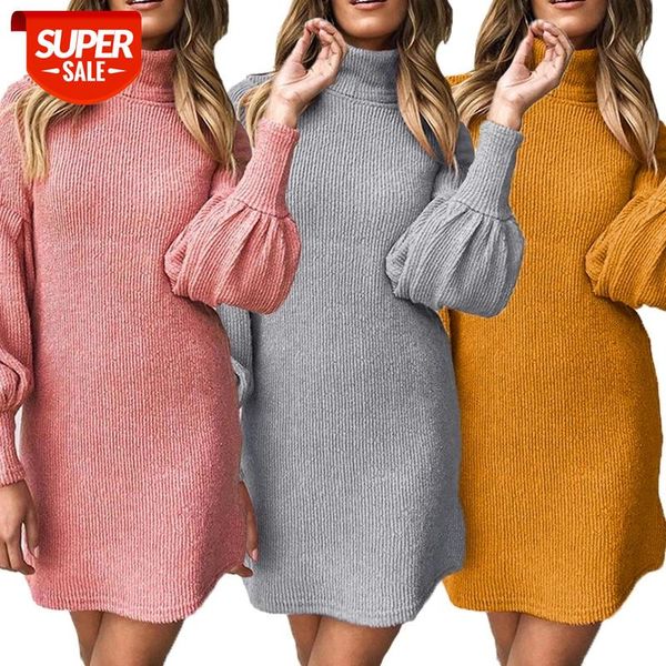 high collar wrap hip casual knitted dress autumn winter clothes female lantern sleeve slim streetwear elegant vestido grey pink #pd33, White;black
high collar wrap hip casual knitted dress autumn winter clothes female lantern sleeve slim streetwear elegant vestido grey pink #pd33, White;black
