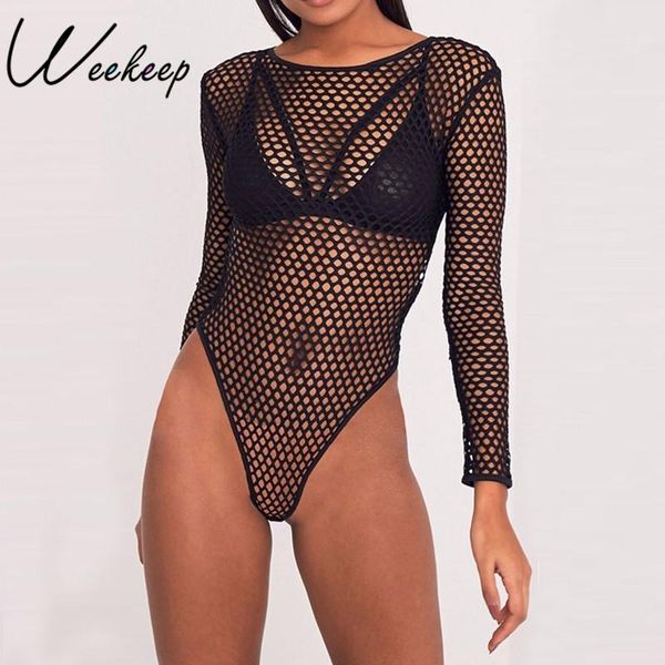 women's jumpsuits & rompers weekeep 2021 hollow out mesh bodysuits black backless long sleeve bodysuit women beach wear womens jumpsuit, Black;white
women's jumpsuits & rompers weekeep 2021 hollow out mesh bodysuits black backless long sleeve bodysuit women beach wear womens jumpsuit, Black;white