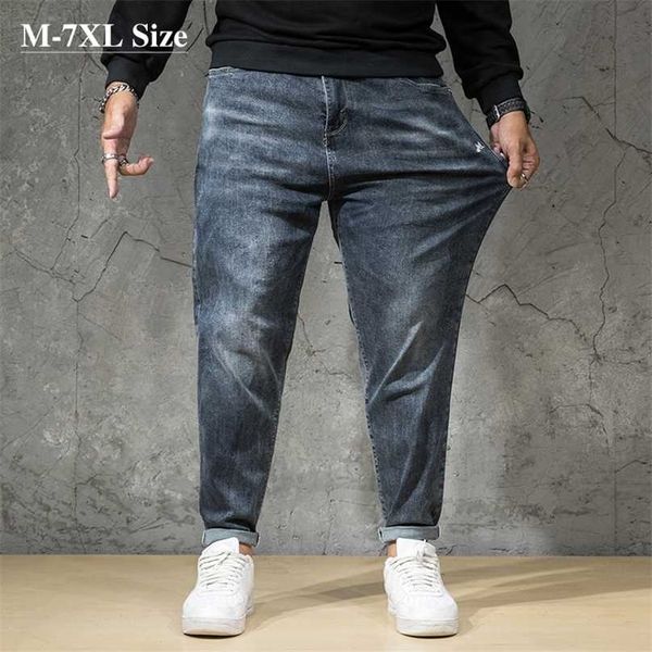 plus size 5xl 6xl 7xl men's fashion harem jeans autumn loose casual hip-hop style street denim pants brand male trousers 211111, Blue
plus size 5xl 6xl 7xl men's fashion harem jeans autumn loose casual hip-hop style street denim pants brand male trousers 211111, Blue