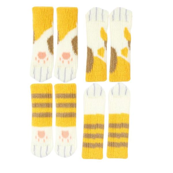 cat costumes 8pcs claw pattern chair feet cover socks anti-slip floor protectors furniture covers leg sleeves (4pcs yellow pa
cat costumes 8pcs claw pattern chair feet cover socks anti-slip floor protectors furniture covers leg sleeves (4pcs yellow pa