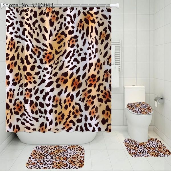 shower curtains 3/4pcs leopean bathroom rugs set pedestal rug lid toilet cover bath mat waterproof mutiple-color curtain for home decor
shower curtains 3/4pcs leopean bathroom rugs set pedestal rug lid toilet cover bath mat waterproof mutiple-color curtain for home decor