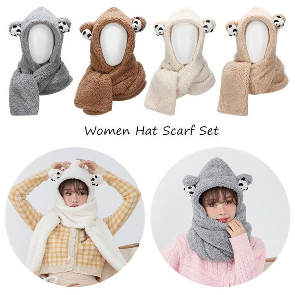 beanie/skull caps 2021 fashion winter women beanies warm cute bear ear hat casual plush scarf set solid, Blue;gray
beanie/skull caps 2021 fashion winter women beanies warm cute bear ear hat casual plush scarf set solid, Blue;gray