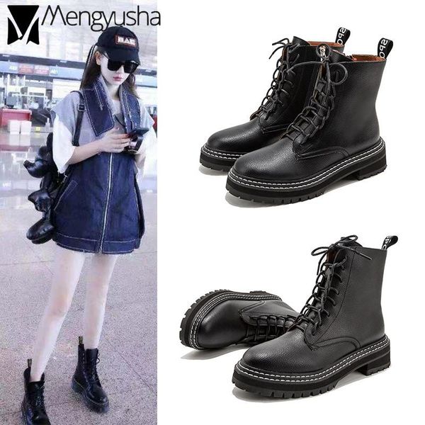 boots british retro lace-up chunky heels booties woman brand design sewing zipper ankle girls platform motorcycle bottes 2021, Black
boots british retro lace-up chunky heels booties woman brand design sewing zipper ankle girls platform motorcycle bottes 2021, Black