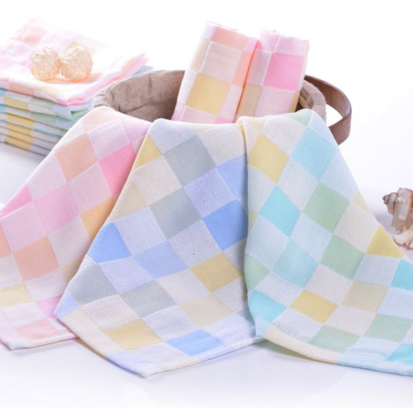 cotton double-layer gauze square children's small kindergarten handkerchief baby saliva towel, Blue;white
cotton double-layer gauze square children's small kindergarten handkerchief baby saliva towel, Blue;white