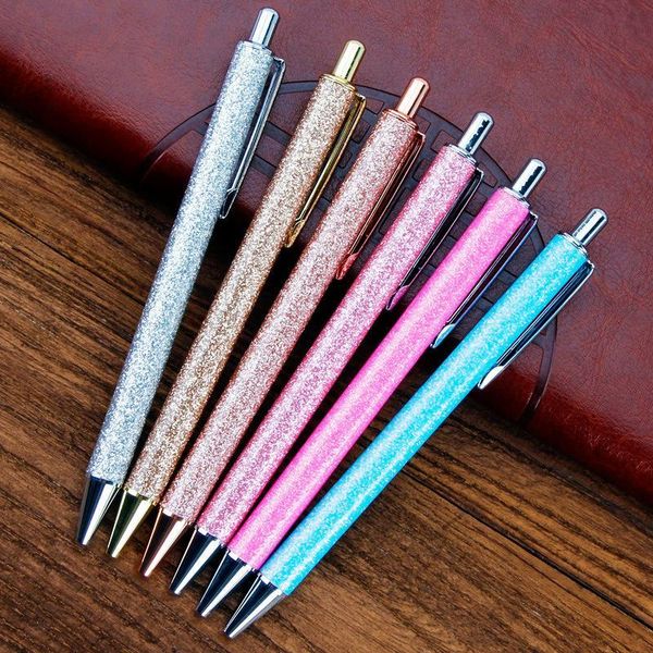 metal ballpoint pen pressing jumping ballpoint pen high-grade glitter powder shell stationery gift office school stationery, Blue;orange
metal ballpoint pen pressing jumping ballpoint pen high-grade glitter powder shell stationery gift office school stationery, Blue;orange