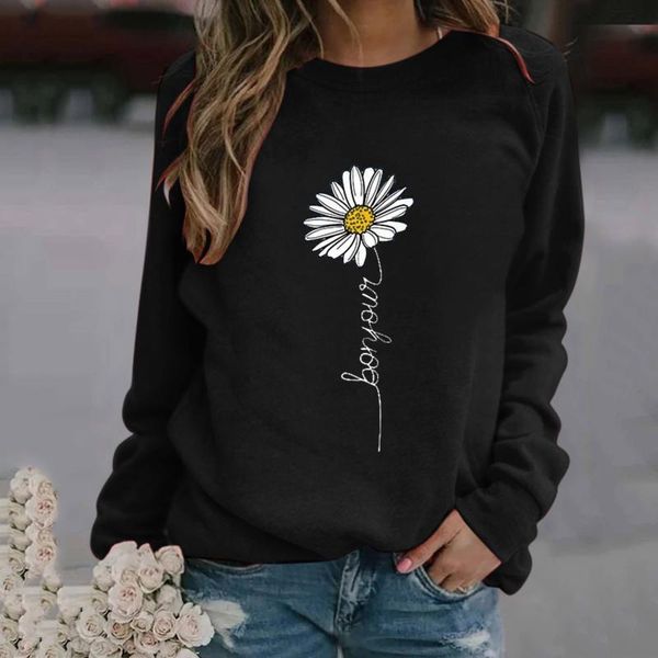 women's hoodies & sweatshirts women daisy print pullovers korean long-sleeved casual warm autumn female streetwear moletom feminino, Black
women's hoodies & sweatshirts women daisy print pullovers korean long-sleeved casual warm autumn female streetwear moletom feminino, Black