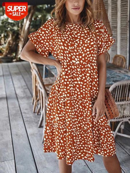 women's polka dot printed mini loose boho dress 2021 fashion summer lady short sleeve ruffle beachwear vestidos wdc6496 #hl4z, White;black
women's polka dot printed mini loose boho dress 2021 fashion summer lady short sleeve ruffle beachwear vestidos wdc6496 #hl4z, White;black