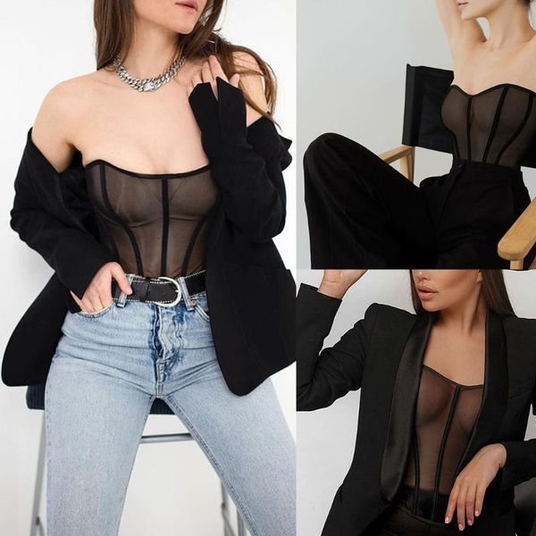 belts fashion sleeveless corset casual all match mesh black see-through t-shirt with fairy bandage for womens, Black;brown
belts fashion sleeveless corset casual all match mesh black see-through t-shirt with fairy bandage for womens, Black;brown