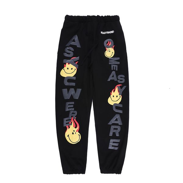 2021 new harajuku 3d foma carta smiley chama padro joggers sweatpants homem e mulher streetwear baggy de suor oversize calas soltas 3g6a, Black
2021 new harajuku 3d foma carta smiley chama padro joggers sweatpants homem e mulher streetwear baggy de suor oversize calas soltas 3g6a, Black