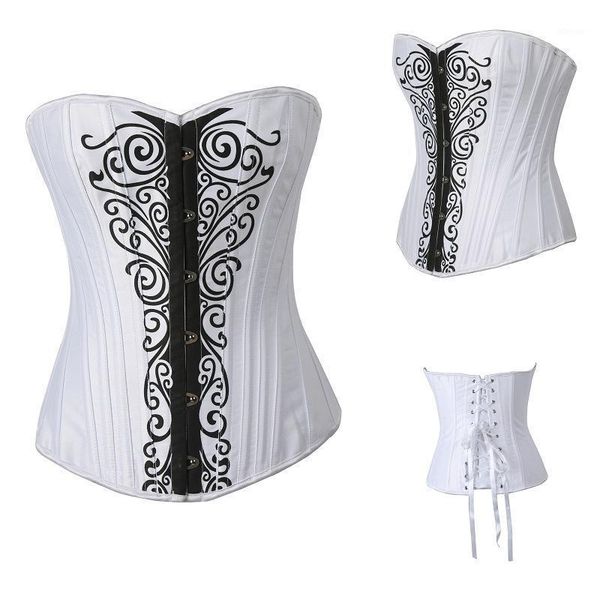 white women vintage corsets lace up boned overbust bustier waist cincher body shaper corset bustiers &, Black;white
white women vintage corsets lace up boned overbust bustier waist cincher body shaper corset bustiers &, Black;white
