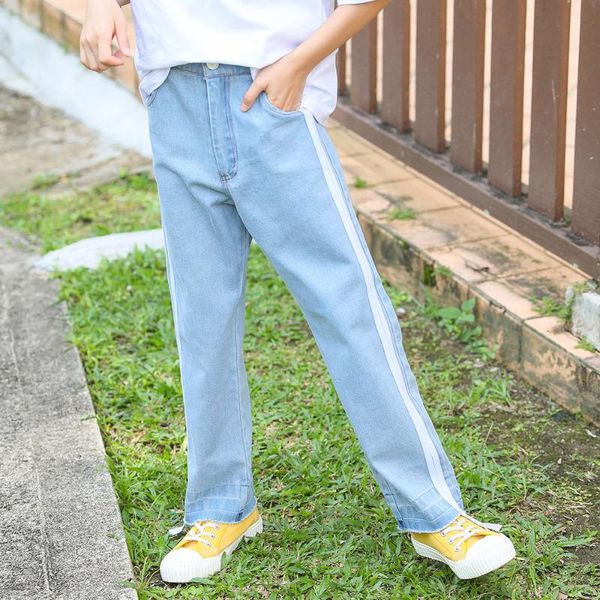 jeans baby girls fashion 2021 spring teen kids cotton casual pants elastic waist design blue trousers
jeans baby girls fashion 2021 spring teen kids cotton casual pants elastic waist design blue trousers