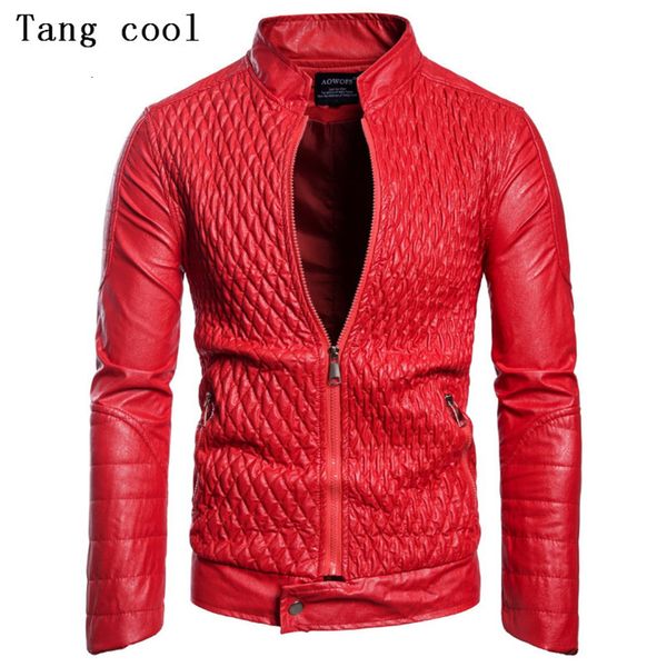 tang cool 2021 plus size xxl faux leather office skull red long sleeve stand collar slim shirt casual pu jacket feju, Black
tang cool 2021 plus size xxl faux leather office skull red long sleeve stand collar slim shirt casual pu jacket feju, Black