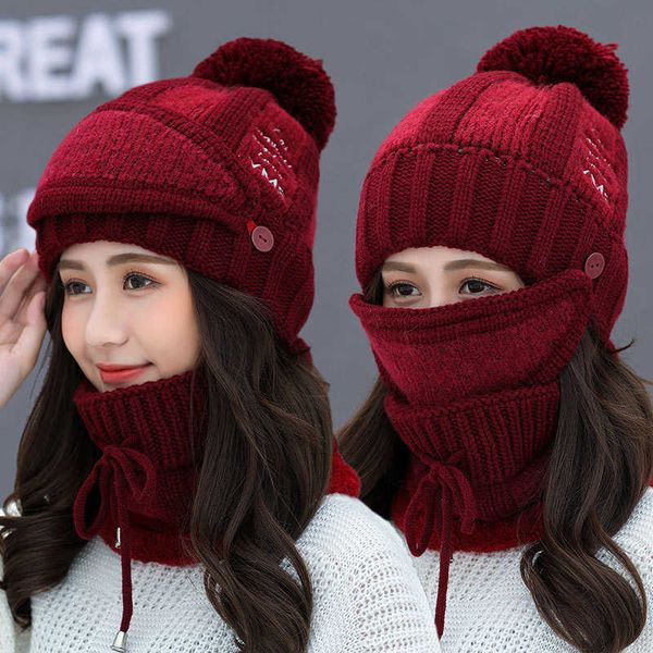 hat women's winter psh wool hat thickened riding electric vehicle windproof and cold proof women's warm knitted, Blue;gray
hat women's winter psh wool hat thickened riding electric vehicle windproof and cold proof women's warm knitted, Blue;gray