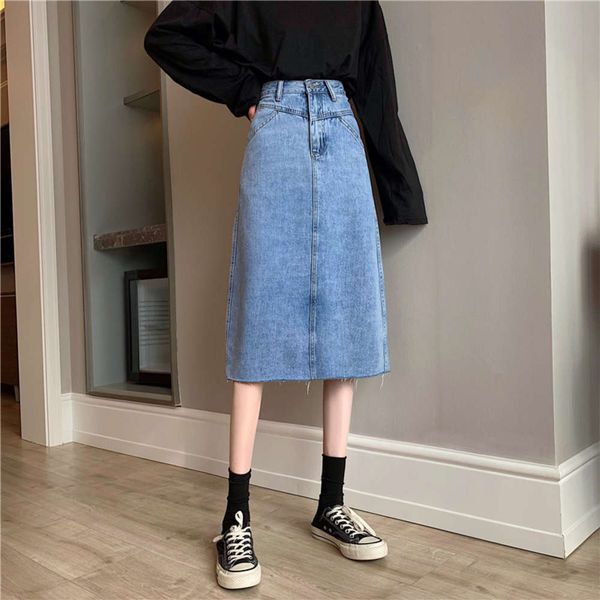 light color temperament denim skirt for women, Black
light color temperament denim skirt for women, Black
