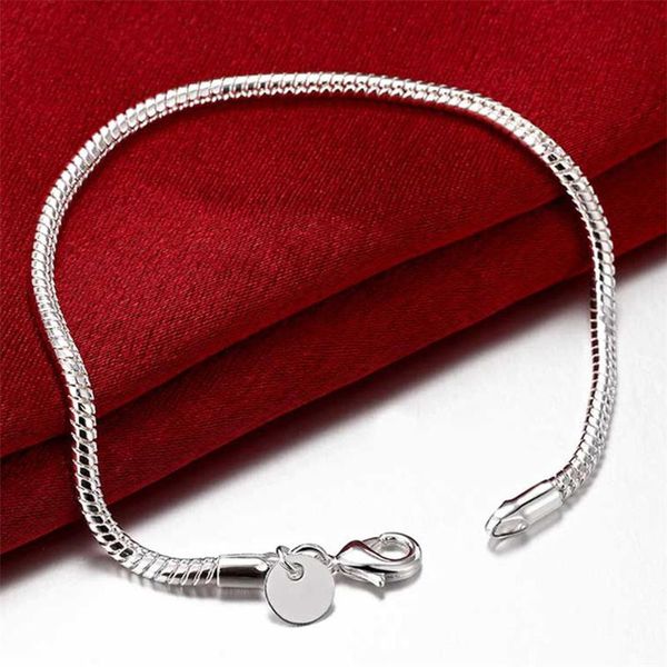 charm bracelets design 925 sliver fashion jewelry 3mm snake bone bracelet for female & men punk gift, Golden;silver
charm bracelets design 925 sliver fashion jewelry 3mm snake bone bracelet for female & men punk gift, Golden;silver