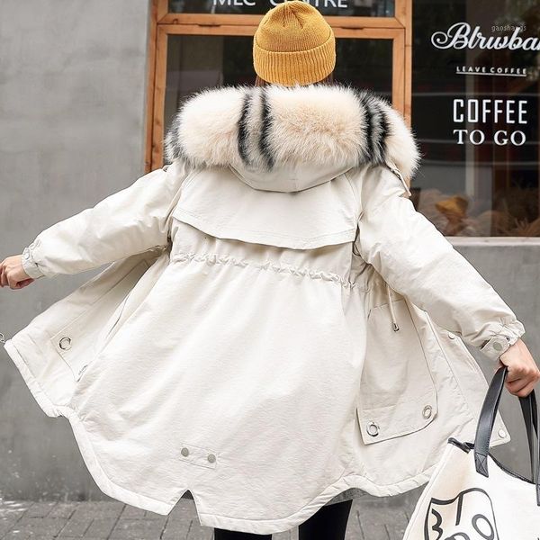 women's down & parkas 2021 fashion pocket design women winter jacket cotton padded warm thicken fur collar ladies short coats parka wom, Black
women's down & parkas 2021 fashion pocket design women winter jacket cotton padded warm thicken fur collar ladies short coats parka wom, Black