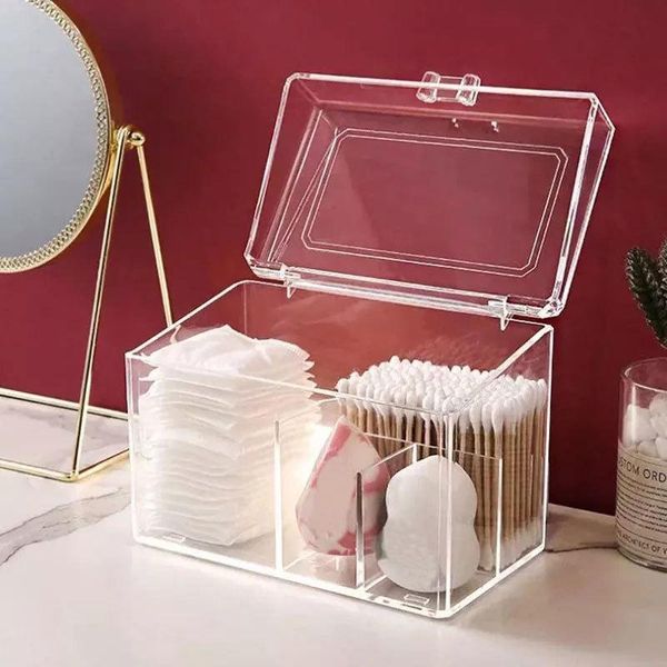 storage boxes & bins acrylic cotton swab holder box portable transparent makeup pad cosmetic container jewelry organizer case
storage boxes & bins acrylic cotton swab holder box portable transparent makeup pad cosmetic container jewelry organizer case